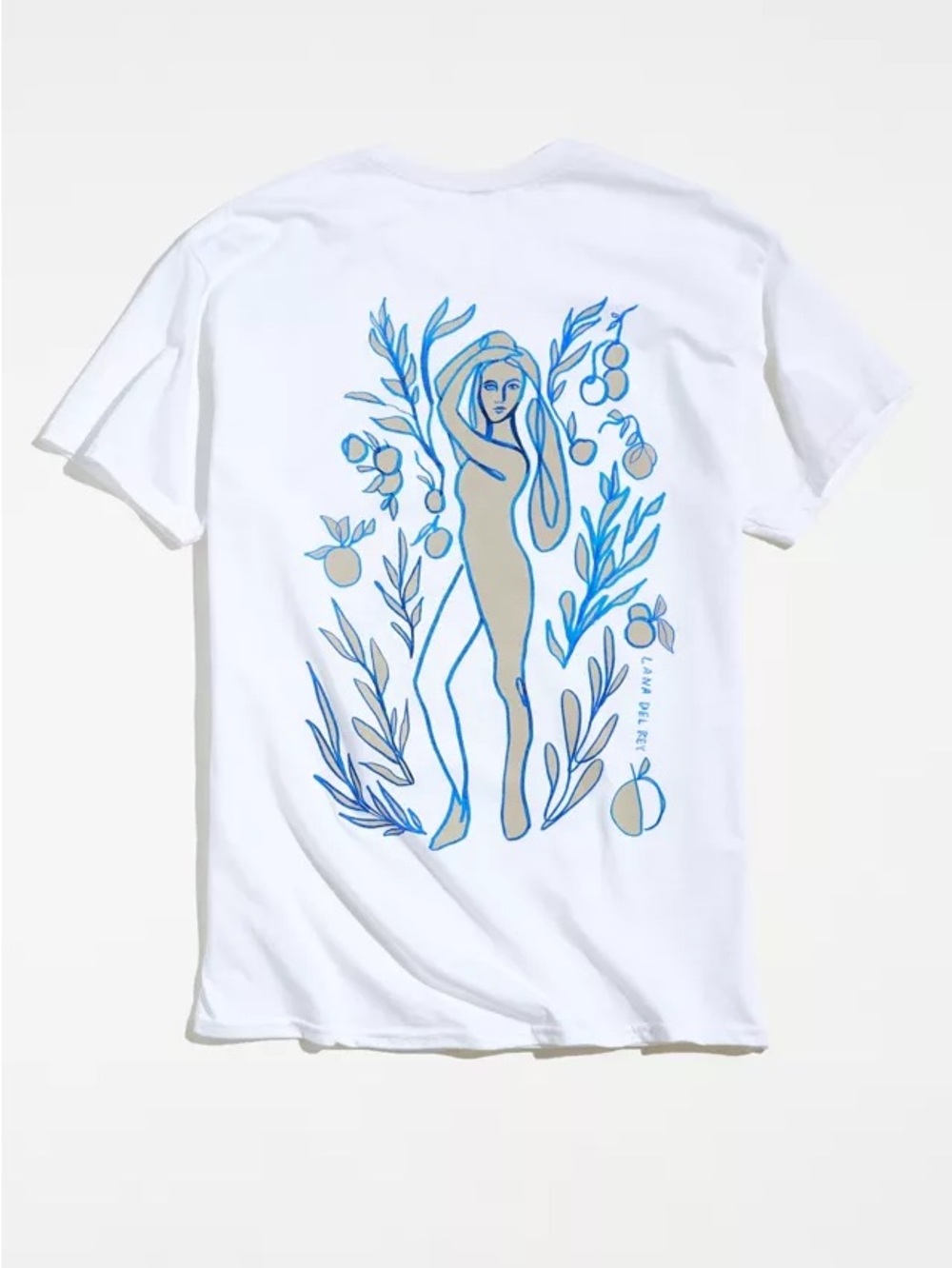 Lana Del Rey Official 2022 Tour White Graphic T-Shirt